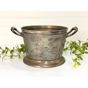 Vintage Silver Plated Champagne Bucket: Continental Ultraplate Ice Bucket